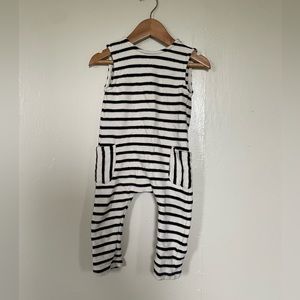 Me & Henry unisex striped jumpsuit
